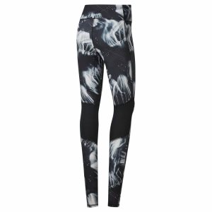 Legginsy Damskie Reebok Running Essentials Czarne PL 20LUDMG